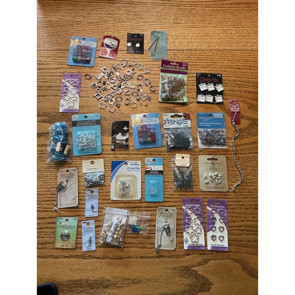 Jewelry Making Supplies Lot Bead CharmsFinding Bead Landing Darice Poetic Spirit